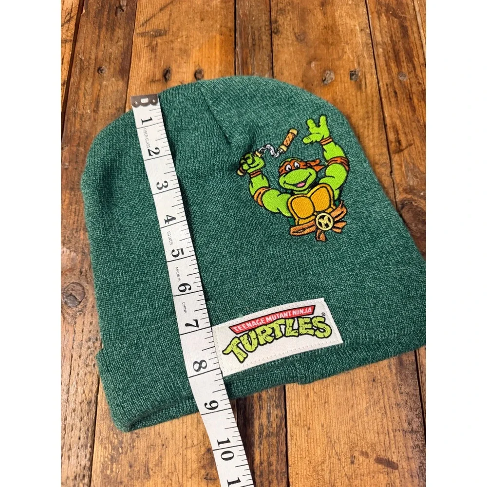 Teenage Mutant Ninja Turtles Beanie Michelangelo TMNT Kids Green Nickelodeon